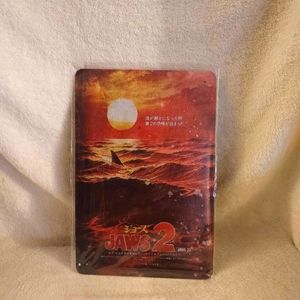 Vintage Jaws tin sign (Chinese version)